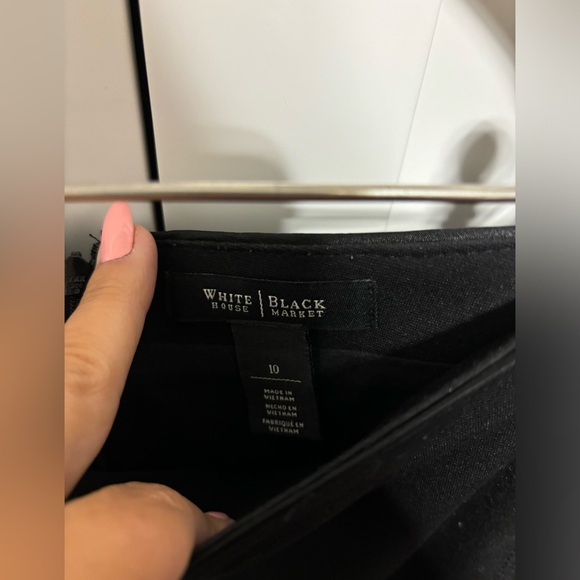 White House Black market Ponte blazer and pencil skirt GUC size 12 and 10 skirt - Picture 7 of 10